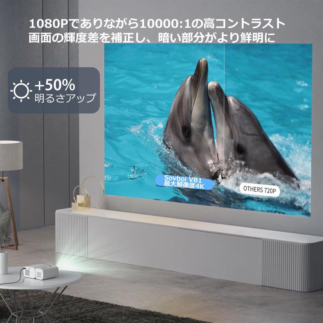 ❤️プロジェクター❤️小型 家庭用 ホームシアター 新品 WiFi
