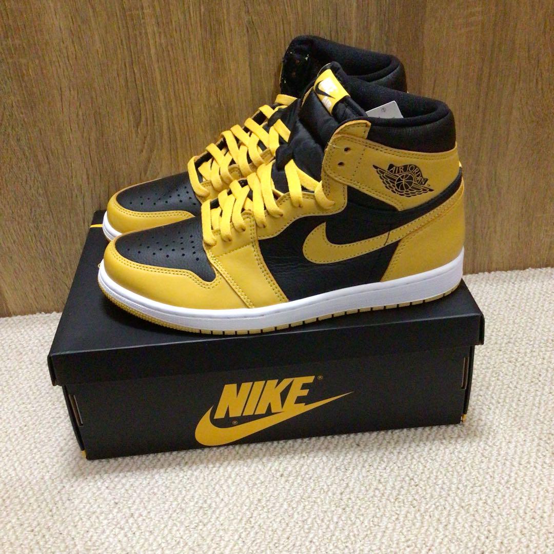 靴 AIR JORDAN 1 pollen