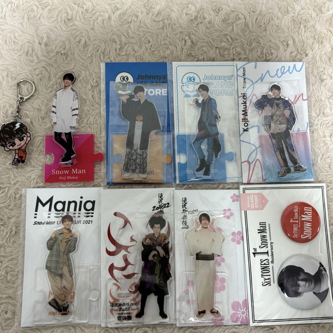 SnowMan 向井康二 まとめ売り アクスタ すのチル SnowMan 向井康二 アクスタ すのチル まとめ売り