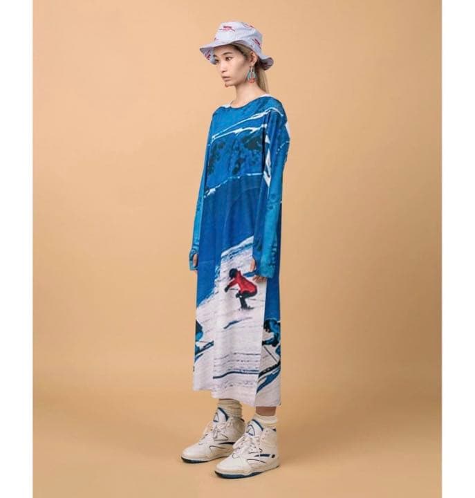 NONTOKYO リブ転写ワンピース lram-fgr.ma