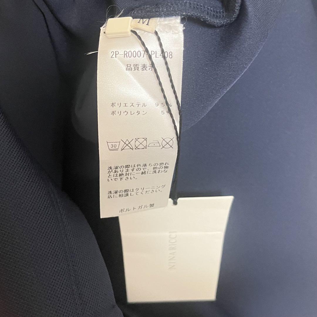 新品タグ付　NINA RICCI ニナリッチ　ネイビー　ポロワンピース　定価9万 新品タグ付 NINA RICCI ニナリッチ ネイビー ポロ ドレス