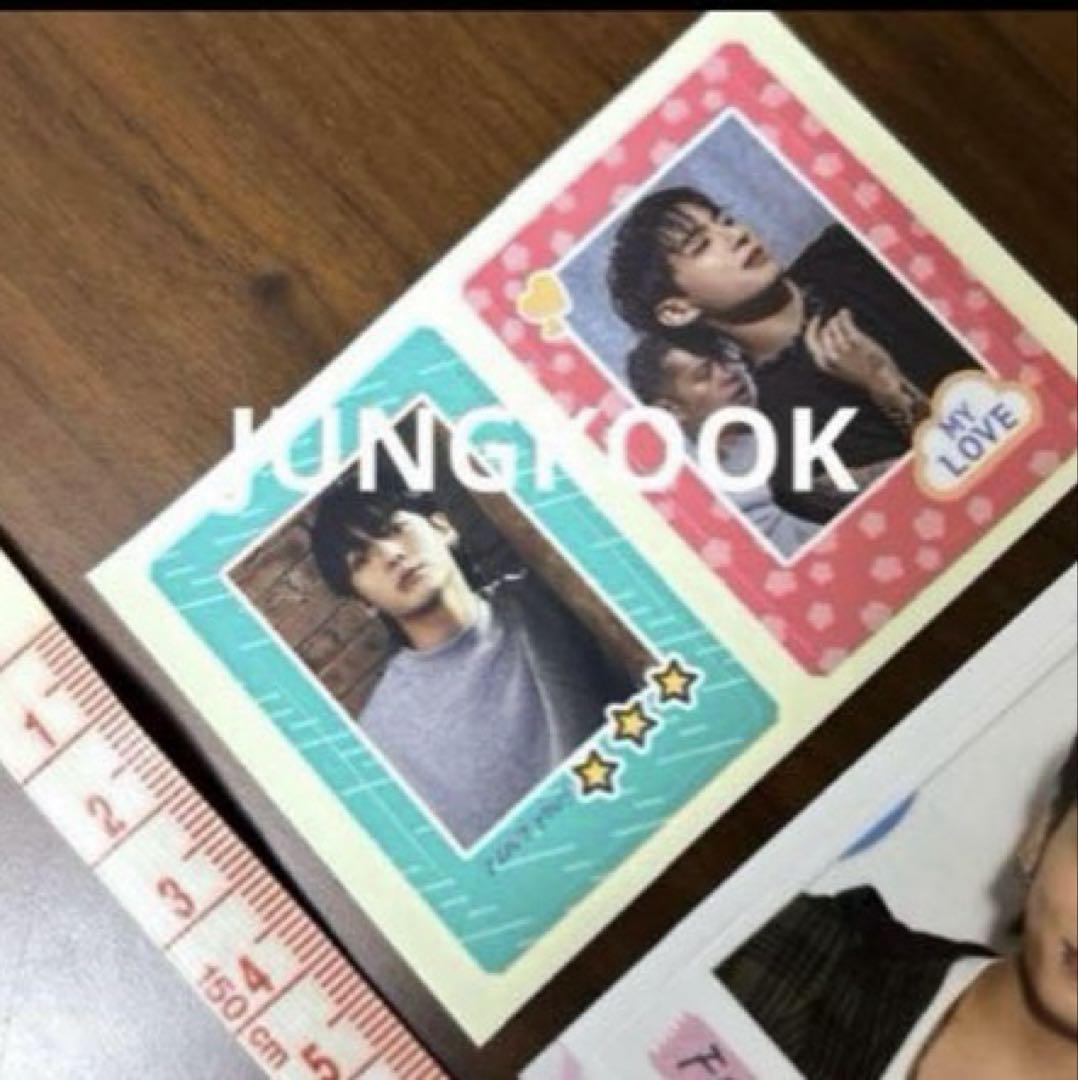 BTS JUNGKOOKフォトシールカード12枚セット!! - メルカリ