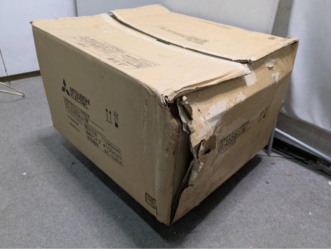 【中古】三菱　給気専用ダクト用換気扇　VD-23ZQ12-W　天井設置型