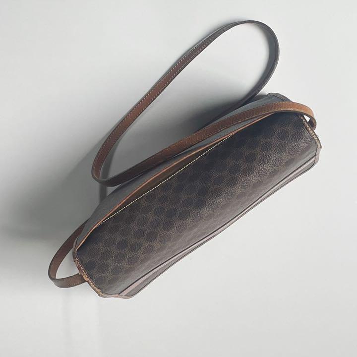 正規店即納 希少デザイン CELINE セリーヌ マカダム柄 ショルダーバッグ 文字ロゴ CugK6-m21025089991 高品質低価