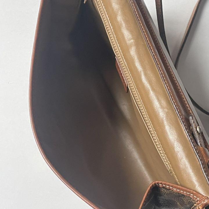 正規店即納 希少デザイン CELINE セリーヌ マカダム柄 ショルダーバッグ 文字ロゴ CugK6-m21025089991 高品質低価