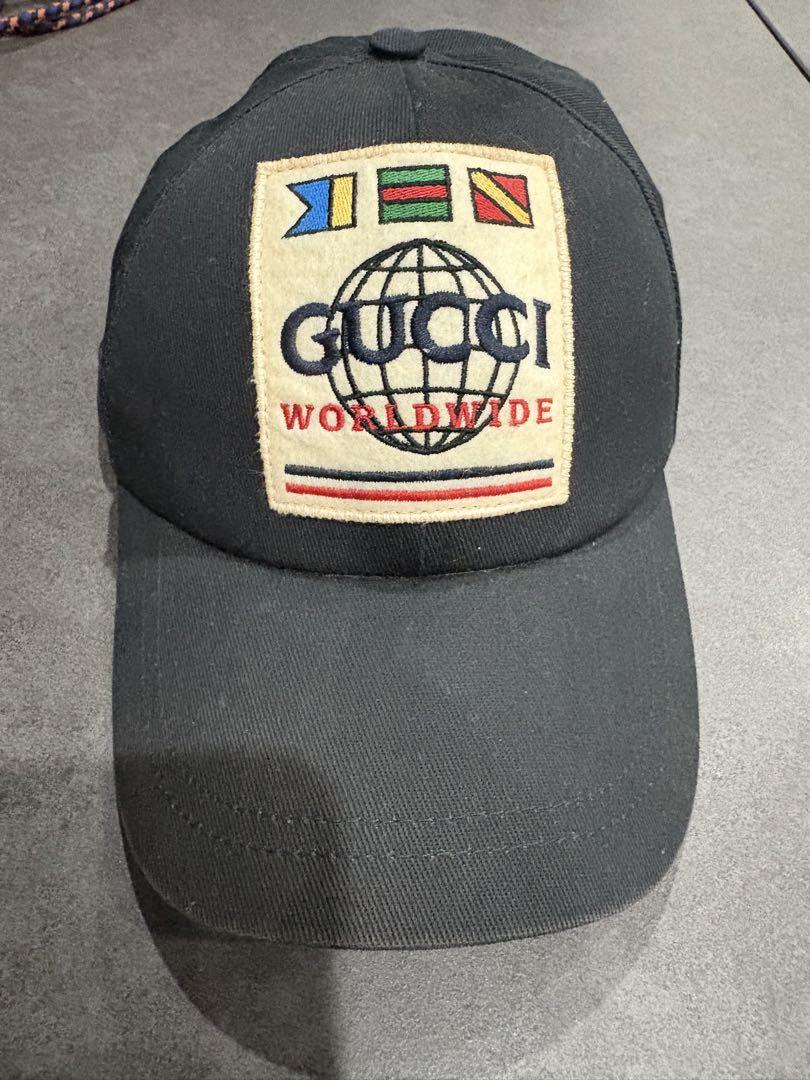Gucci ブラック キャップ Original GG canvas baseball hat with Web in black | GUCCI® US