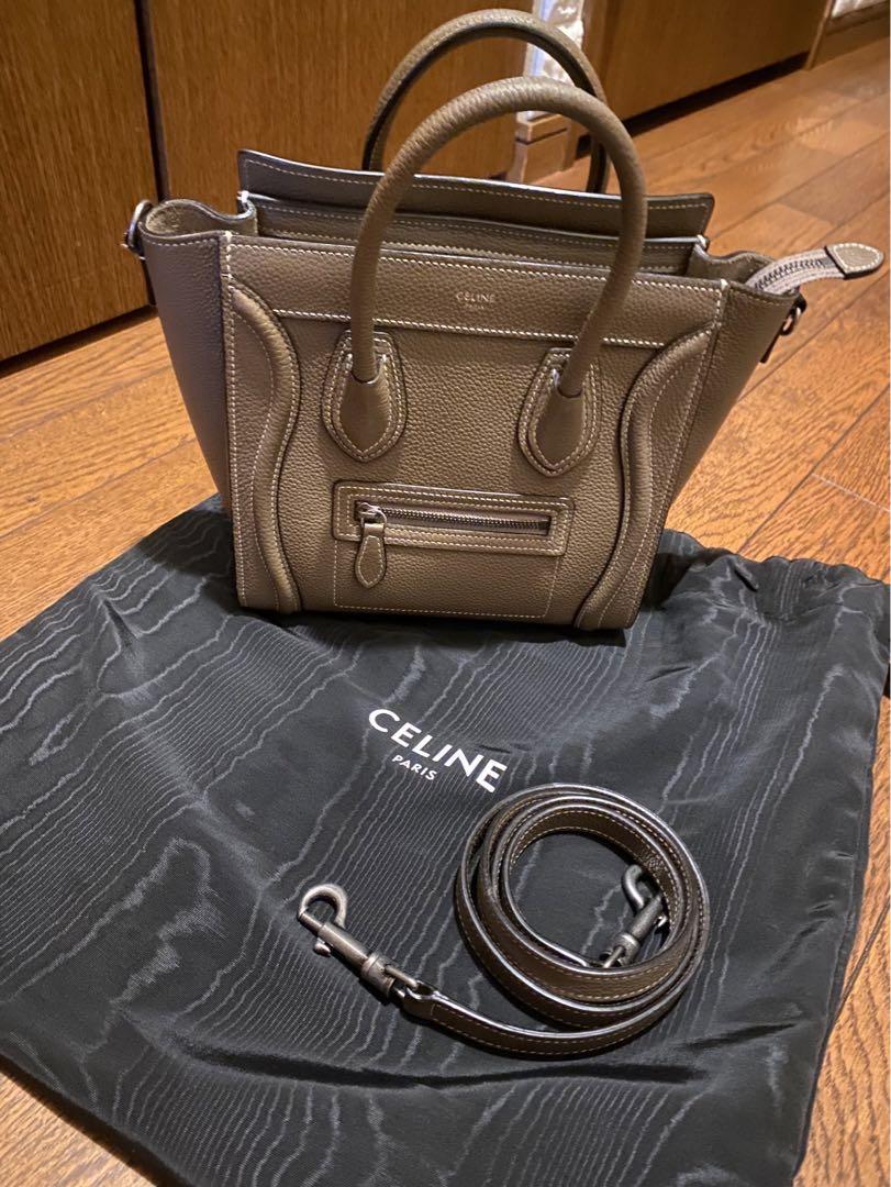 CELINE セリーヌ ラゲージ ナノ スリ 美品 画像15