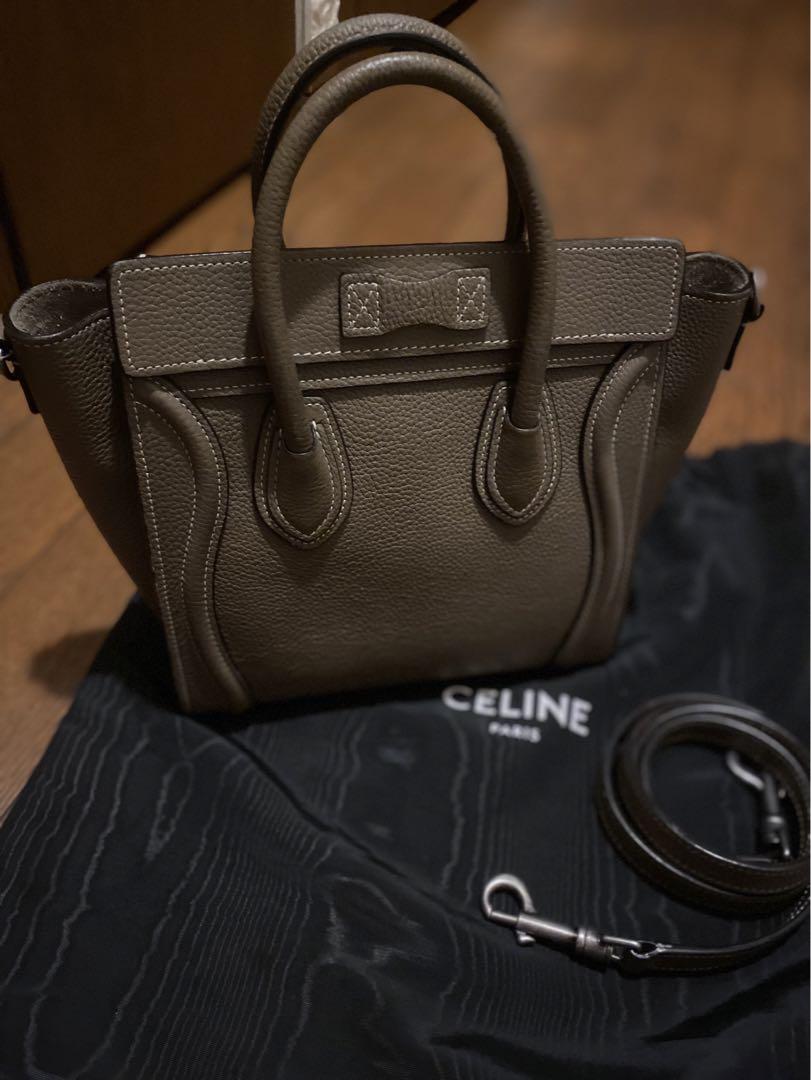 CELINE セリーヌ ラゲージ ナノ スリ 美品 画像17