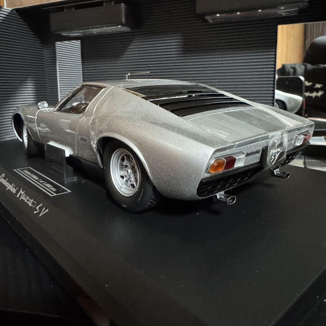 絶版未展示品 京商 1/18 ランボルギーニ ミウラ P400 SV シルバー