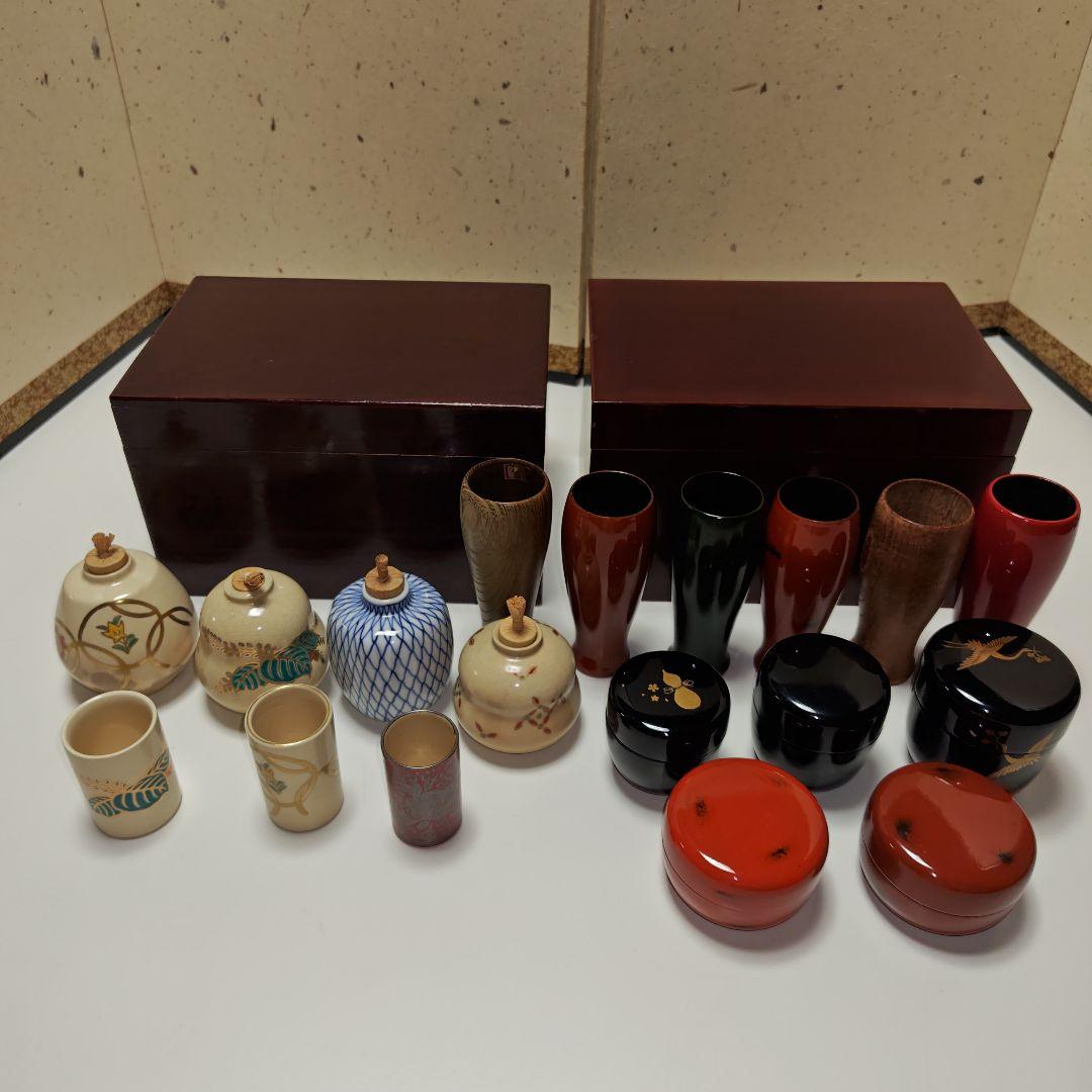茶道具　茶箱とお道具類