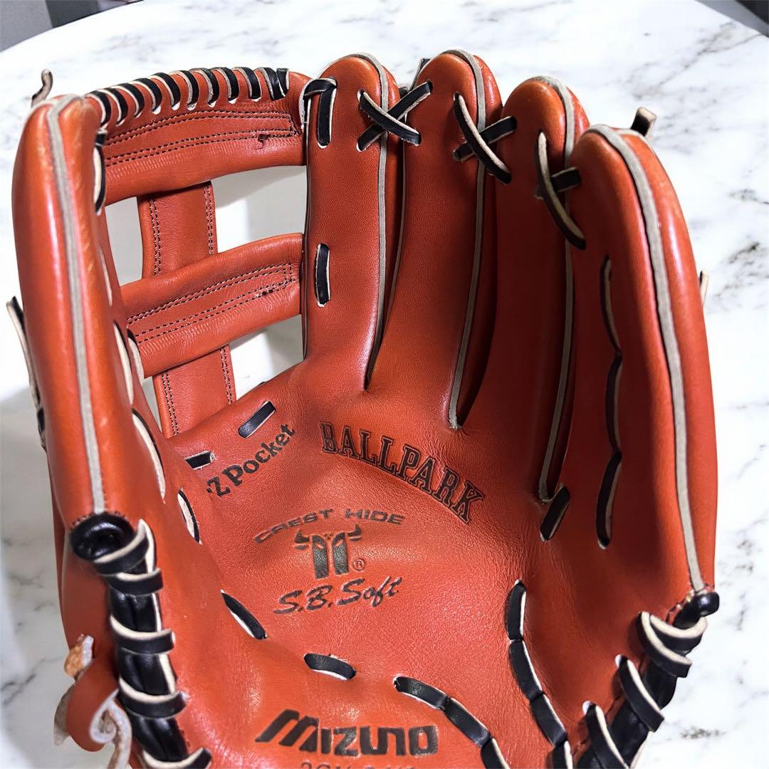 【美品】MIZUNO ボールパーク Coush 軟式用 野球 グローブ 旧ロゴ 美品】MIZUNO ボールパーク Coush 軟式用 野球 グローブ 旧ロゴ