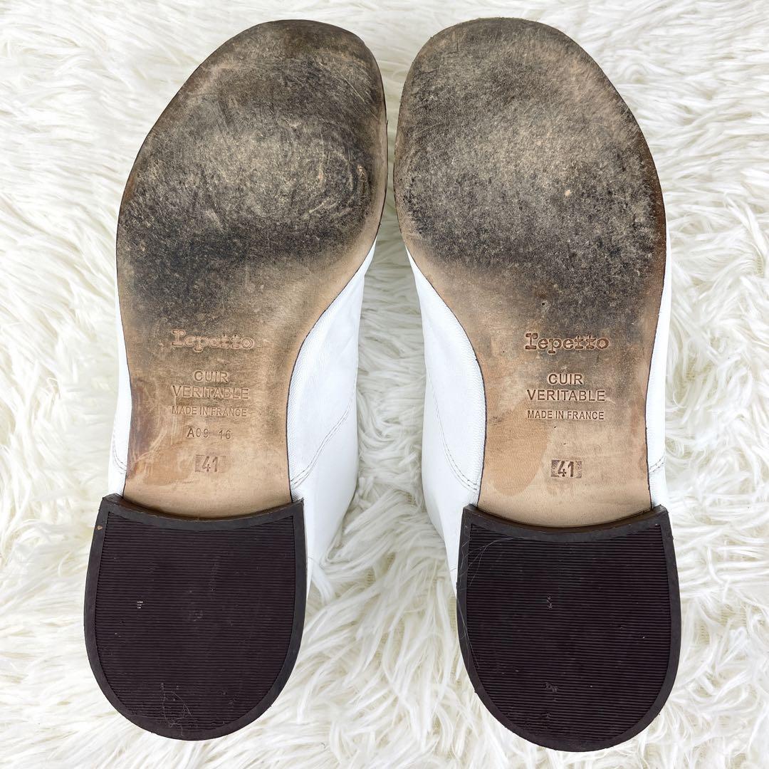 美品☆レペット Zizi ジジ オックスフォード シューズ  レザー 白 41