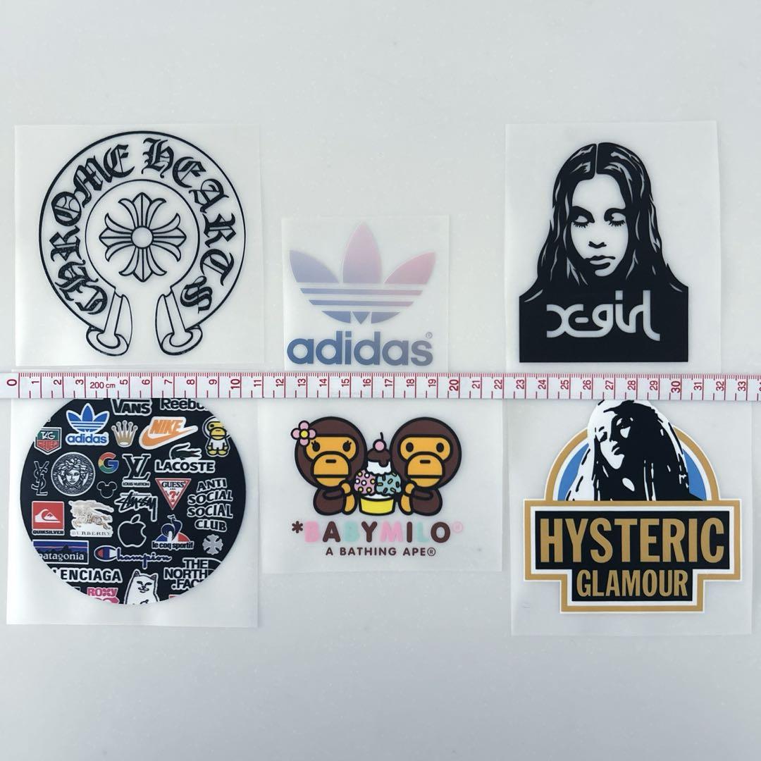 アイロンシート　ヒスグラ　クロム　ベビーマイロ　adidas エックスガール