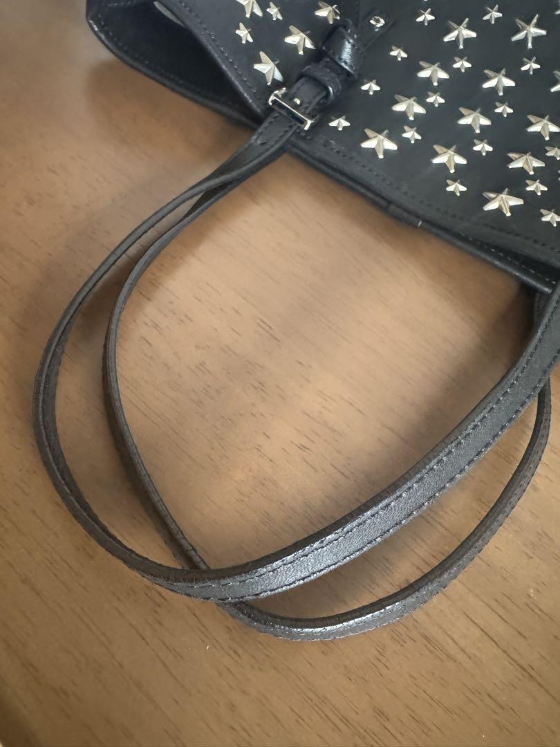 Jimmy Choo SASHA/サシャ シルバーメタルスタースタッズ 黒S