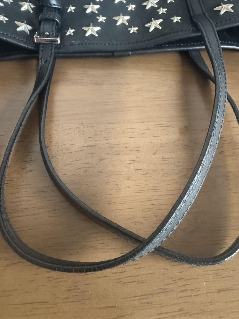 Jimmy Choo SASHA/サシャ シルバーメタルスタースタッズ 黒S