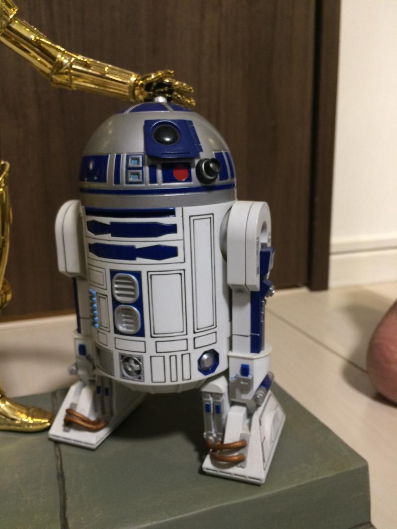 中古品　コトブキヤ　ARTFX　スターウォーズ　1/7　C-3PO　R2-D2