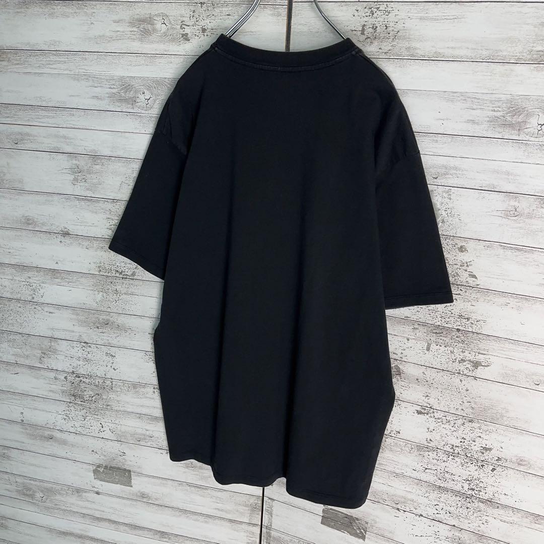 10959【美品・Lサイズ】グッチ☆ブレードロゴ人気モデルtシャツ 黒