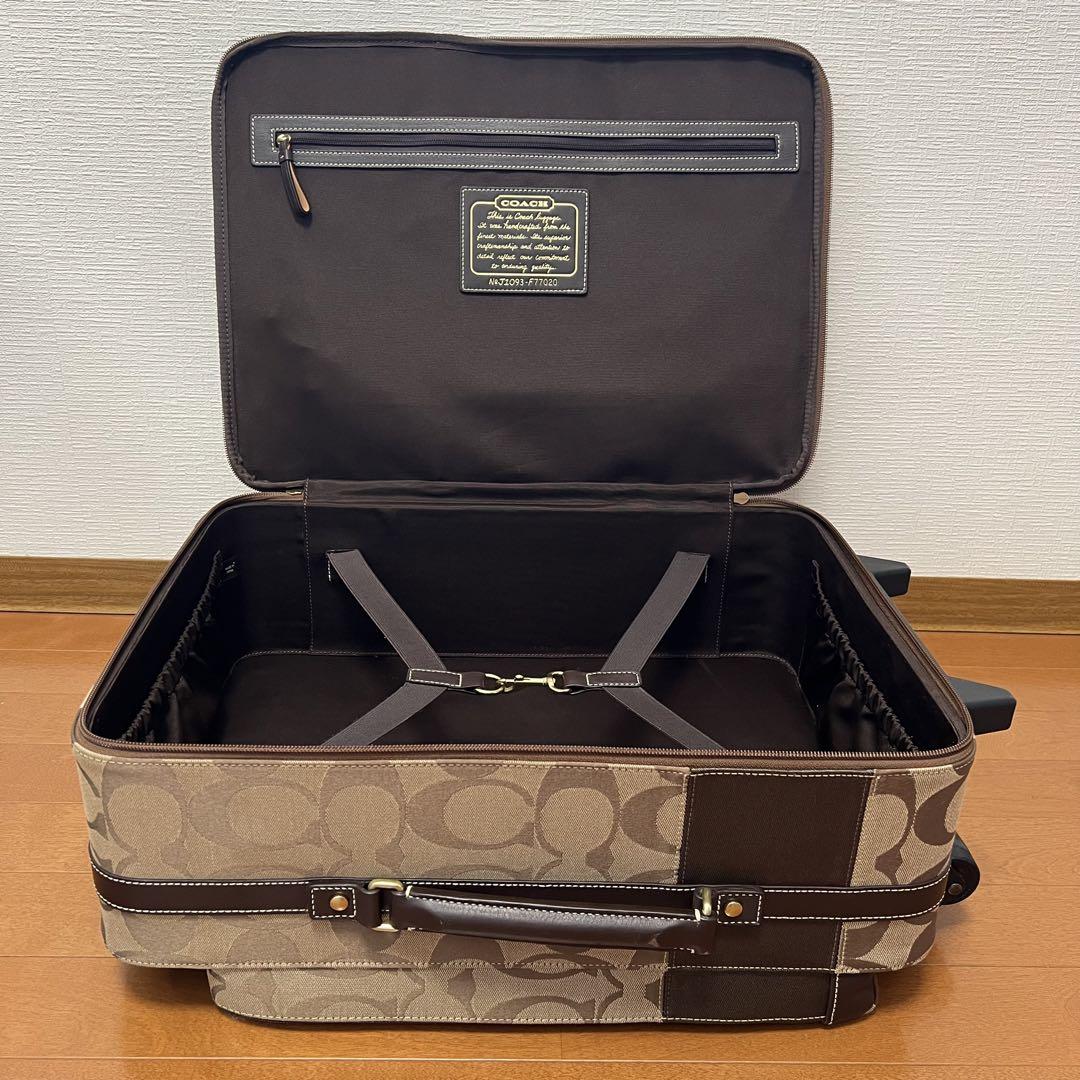 【美品】コーチ(COACH) キャリーバッグ スーツケース