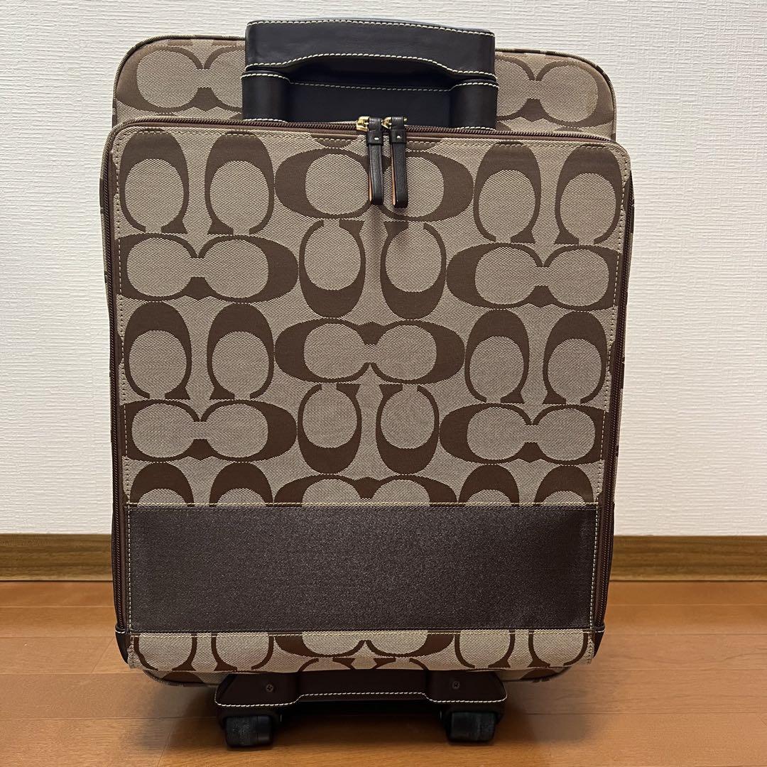 【美品】コーチ(COACH) キャリーバッグ スーツケース