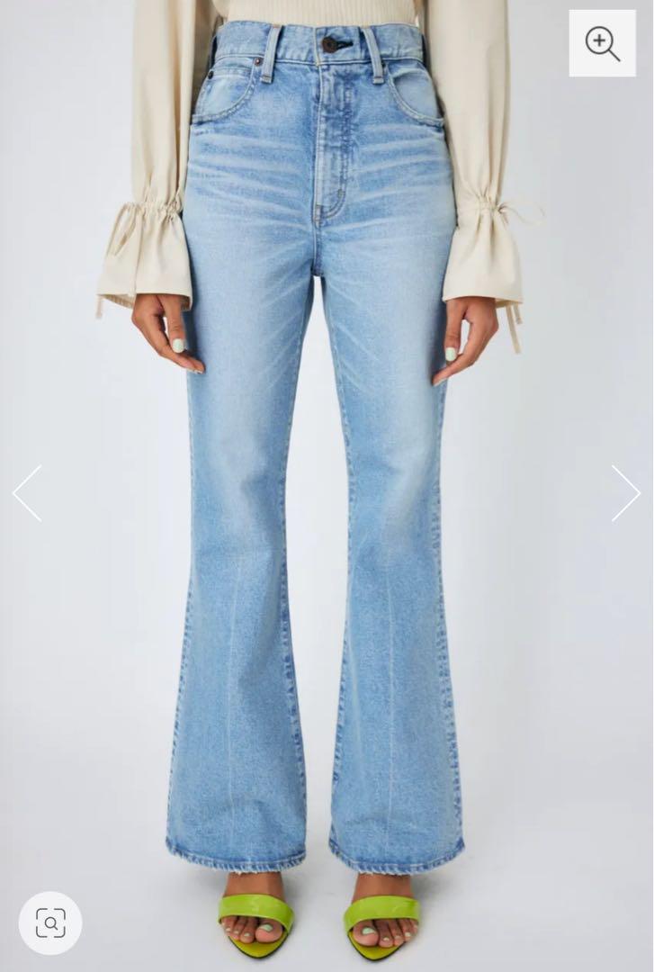 【新品未使用品】MOUSSY MVS L.BLU フレア　23