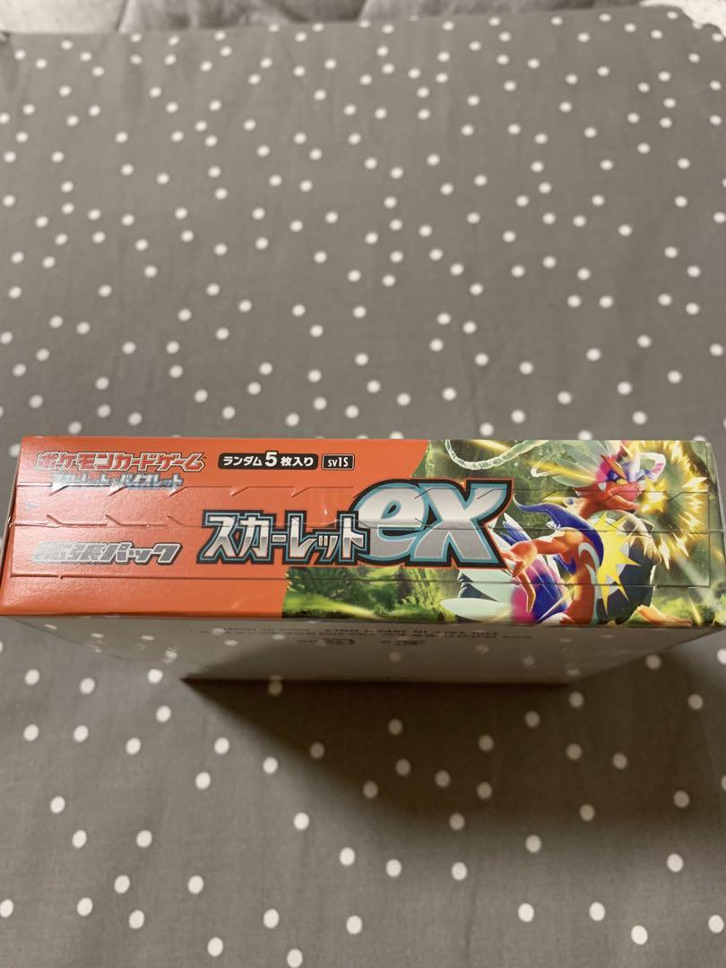 ポケモンカード スカーレットex シュリンク付き 新品未開封 1BOX
