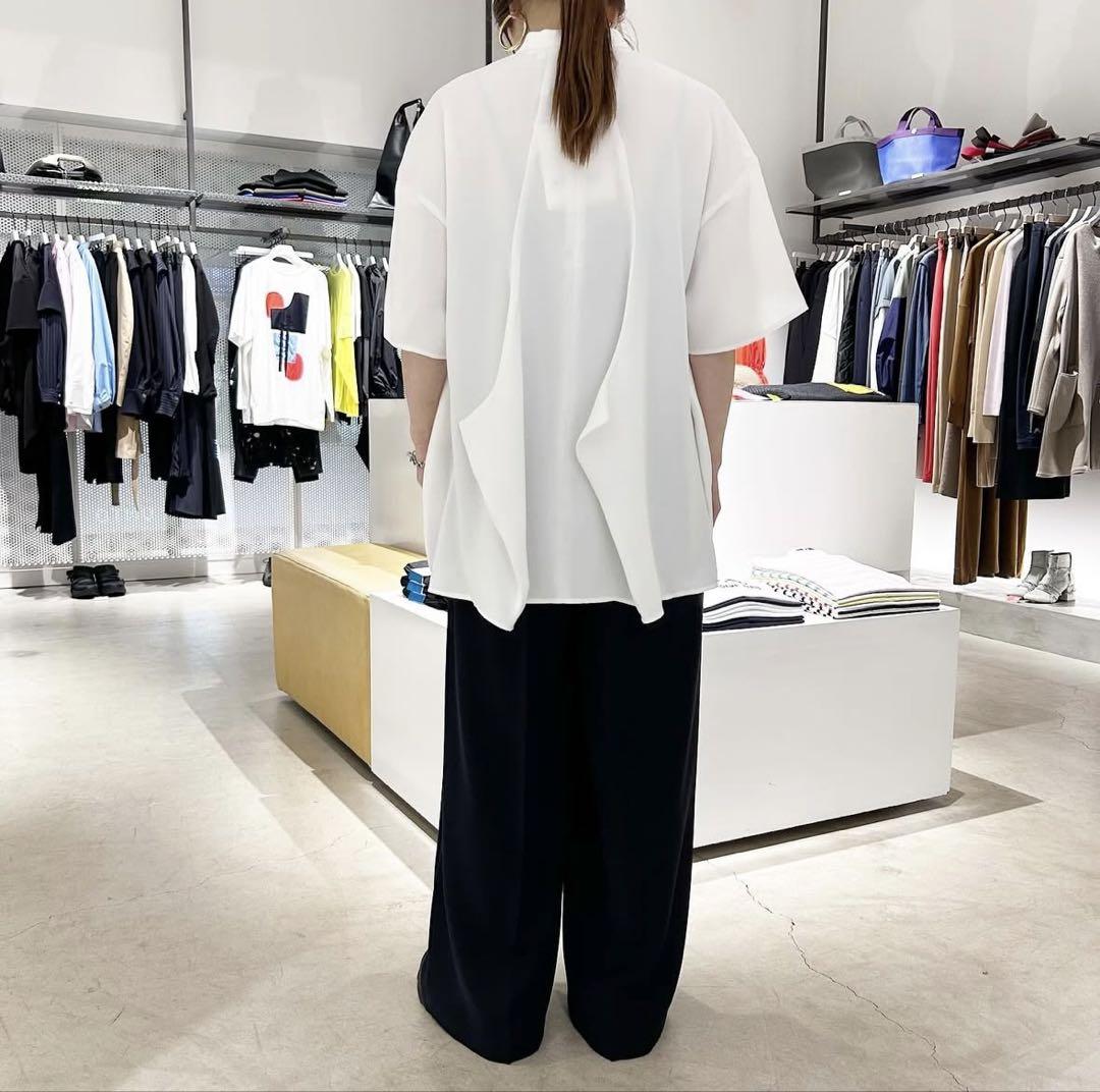 24SS ENFOLD エンフォルド SQUARE-HEM PULLOVER