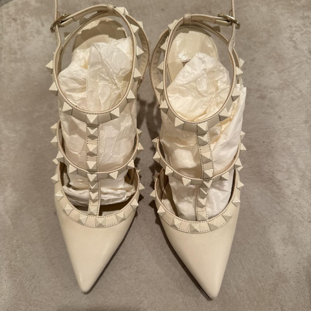 美品 Valentino ヴァレンティノ パンプス シューズ 24 37 2/1