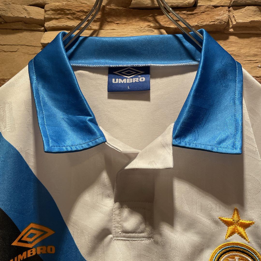 激レア】UMBRO×インテル/90s'awayモデル/ユニフォーム/L - メルカリ