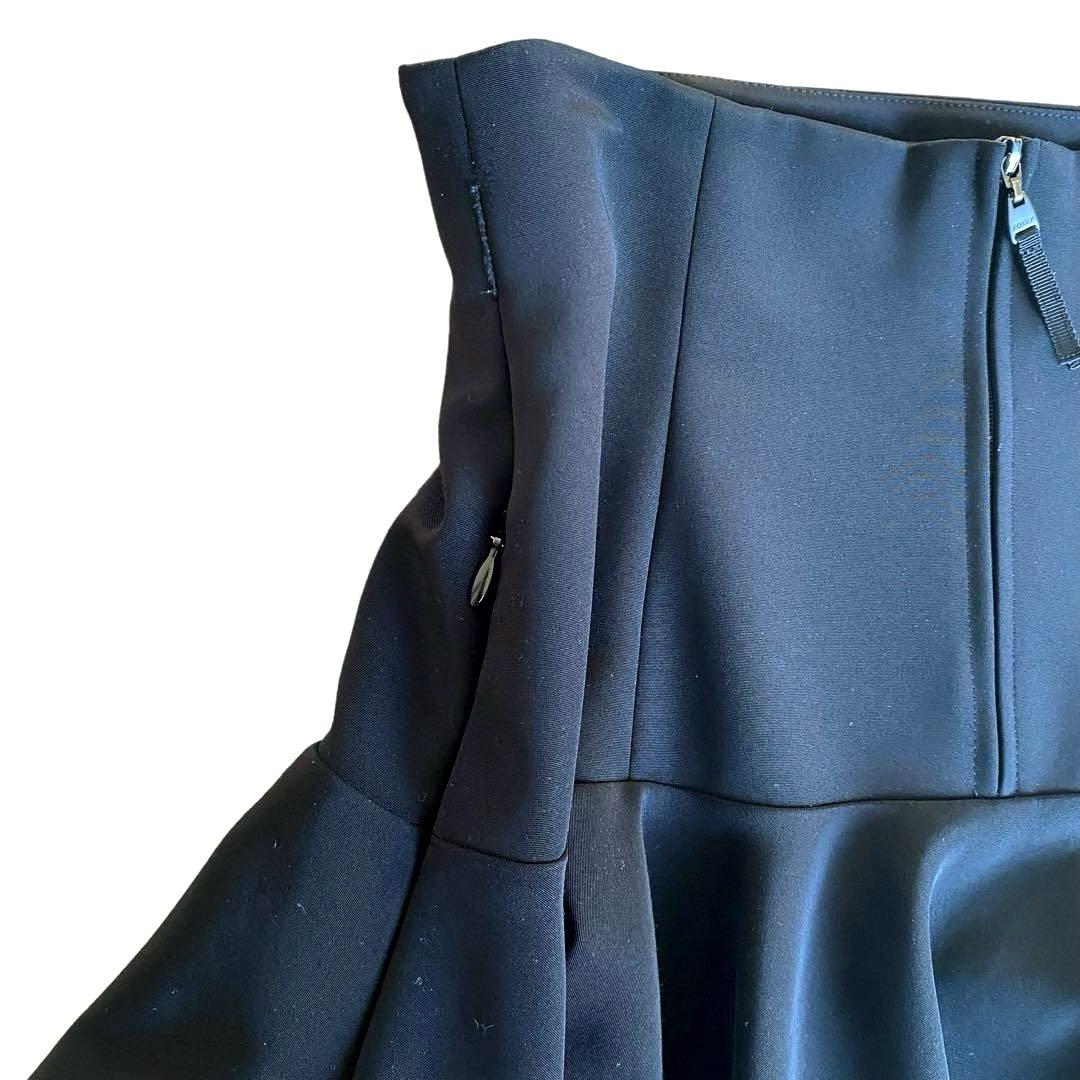 極美品✨FOXEY NEW YORK 40 Lサイズ フレアスカート 日本製 黒