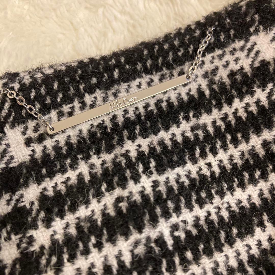 【Mila Owen】美品 袖ボリュームノーカラーコクーンCT ベルテッド M 【Mila Owen】美品 袖ボリュームノーカラーコクーンCT ベルテッド M