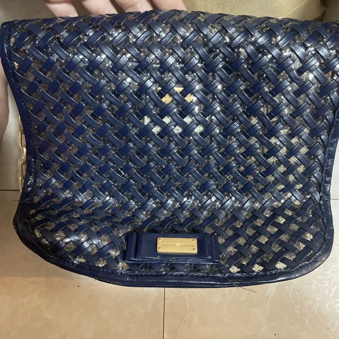 EMPORIO ARMANI ネイビー バッグ