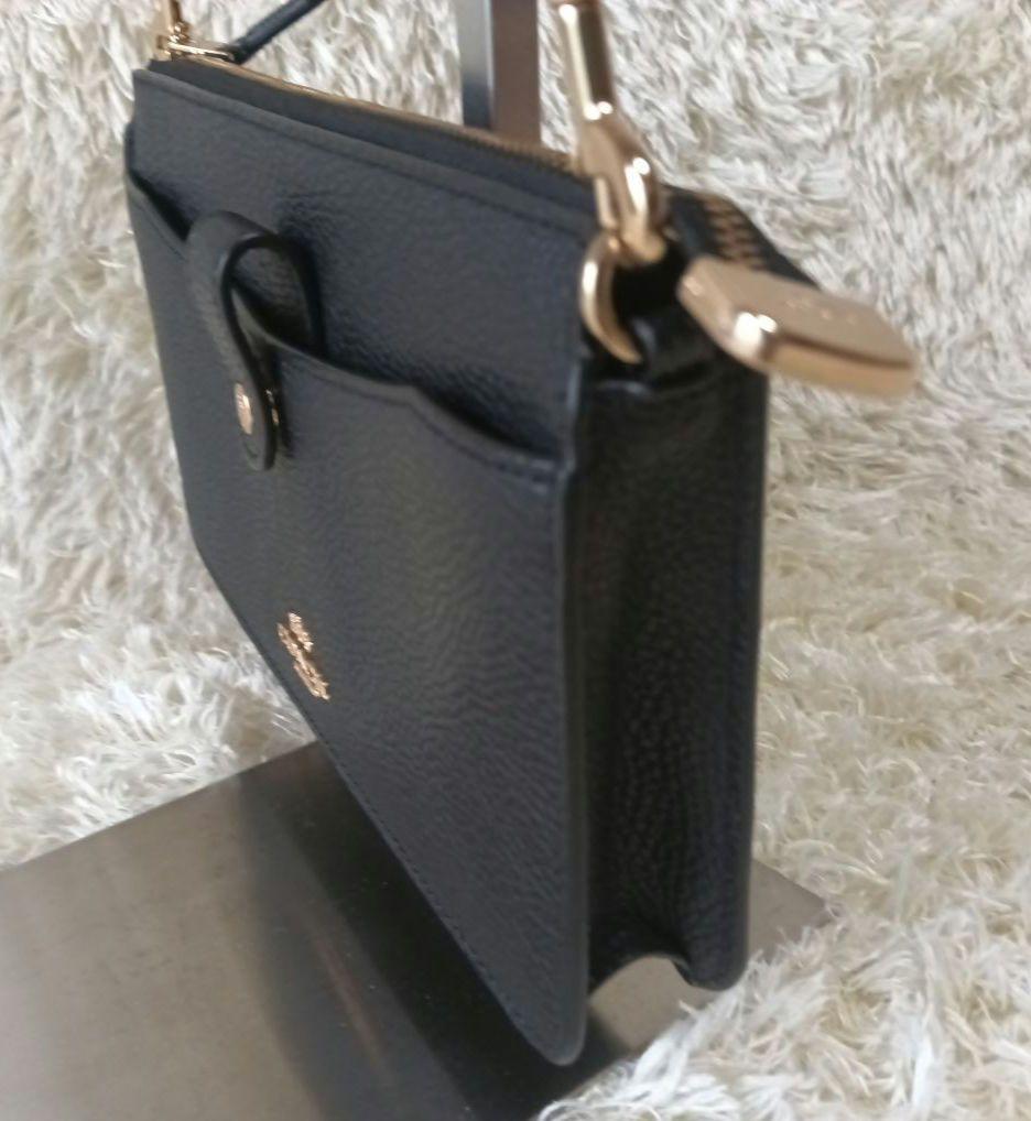 卸売 美品□COACH コーチ ショルダーバッグウォレット ブラック黒 バッグ