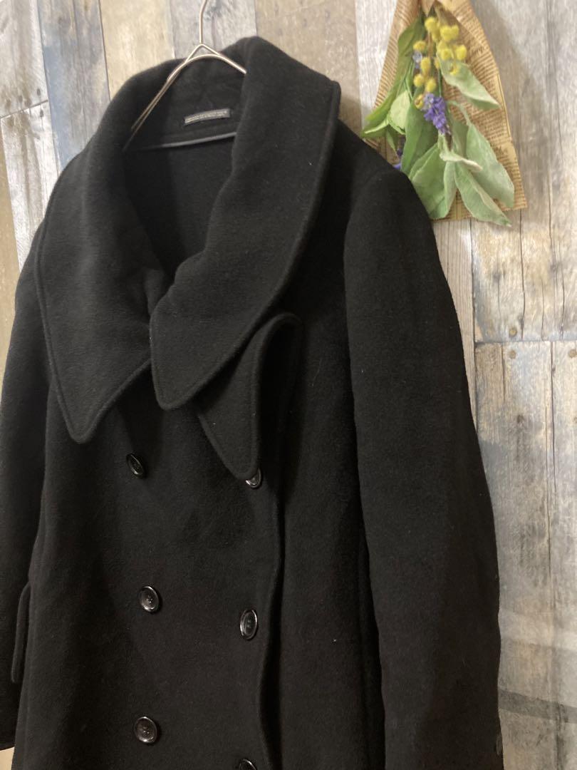Yohji Yamamotoデザイン　ロングコート　ウール