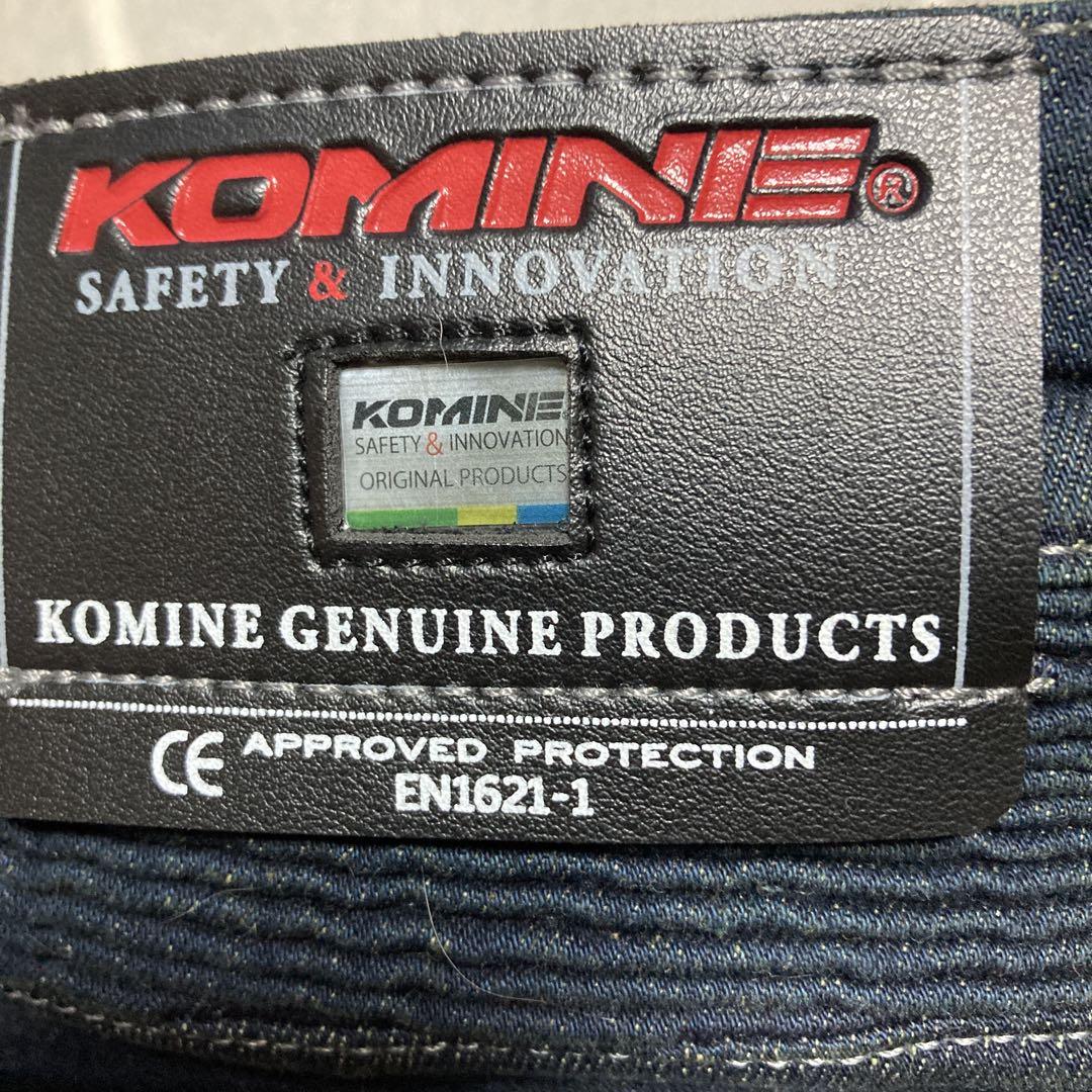 KOMINE 07-7393バイカー用パンツ　Sサイズ　新品未使用　インディゴ