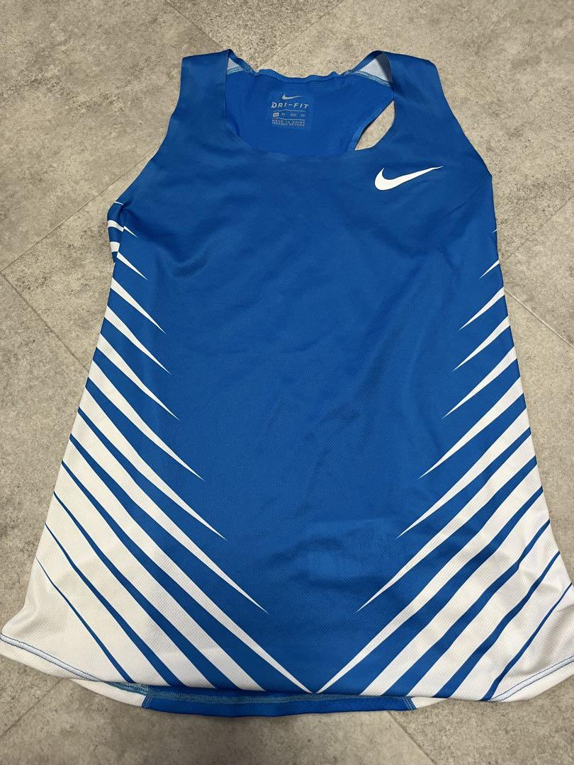 Nike Dri-FIT シングレット　陸上用シャツ XS 青