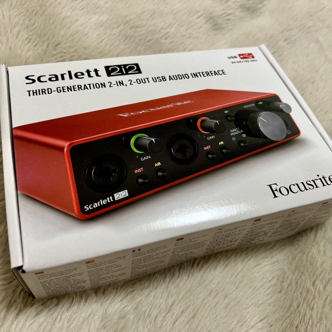 【新品未開封】Focusrite Scarlett 2i2