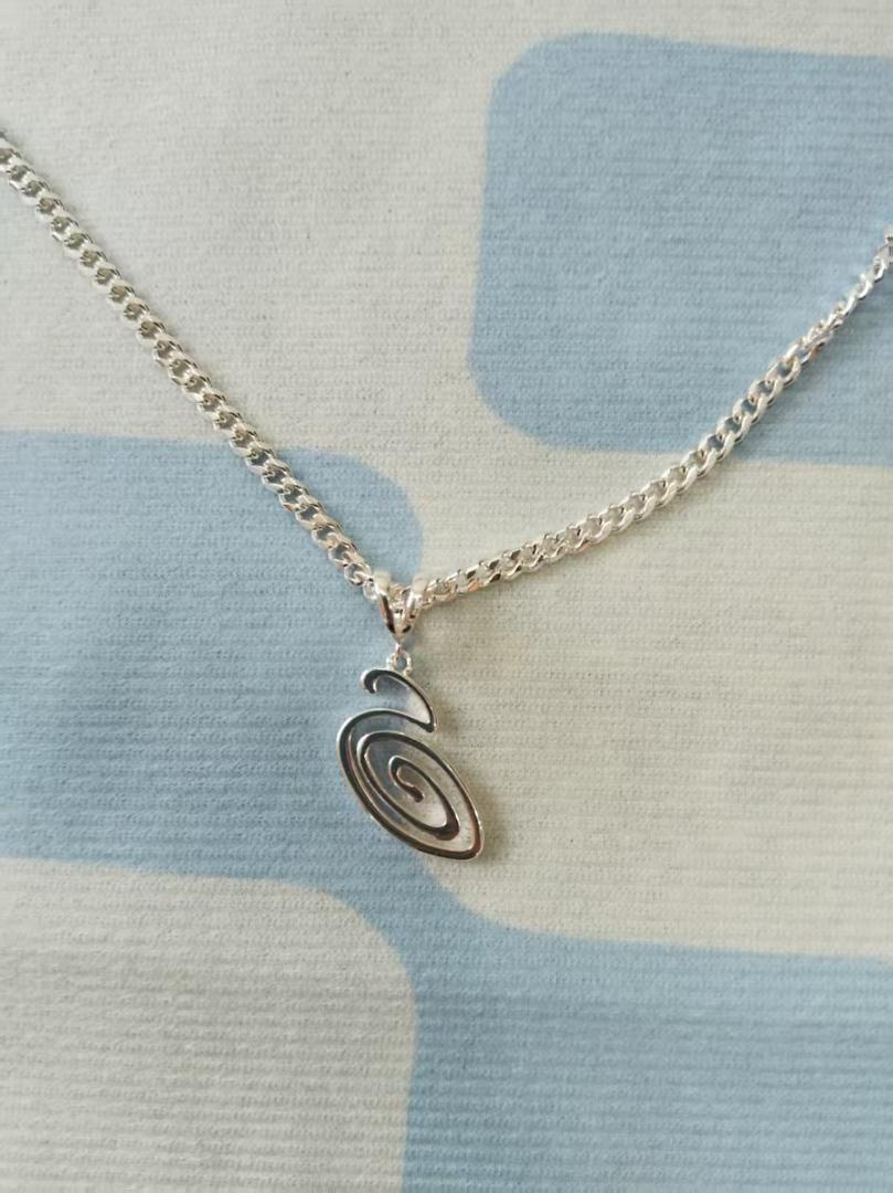 Stussy Swirly S ロゴ チェーンネックレス 24SS STUSSY】Swirly S Chain Sterling ☆ステューシーネックレス