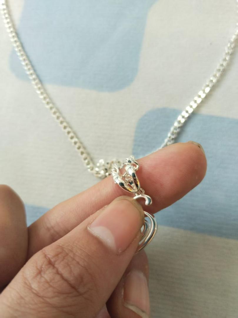 【希少】Stussy Spring 24 Jewelry Swirly S Chain Necklace Stussy Swirly S Chain Sterling Silver - SS24 - US