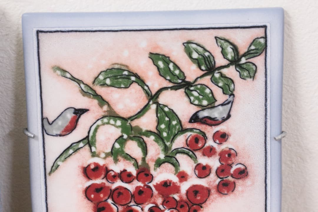 5236 ヘルヤ リウッコ 陶板 ARABIA ウォールプレート 5236 ヘルヤ リウッコ 陶板 ARABIA ウォールプレート