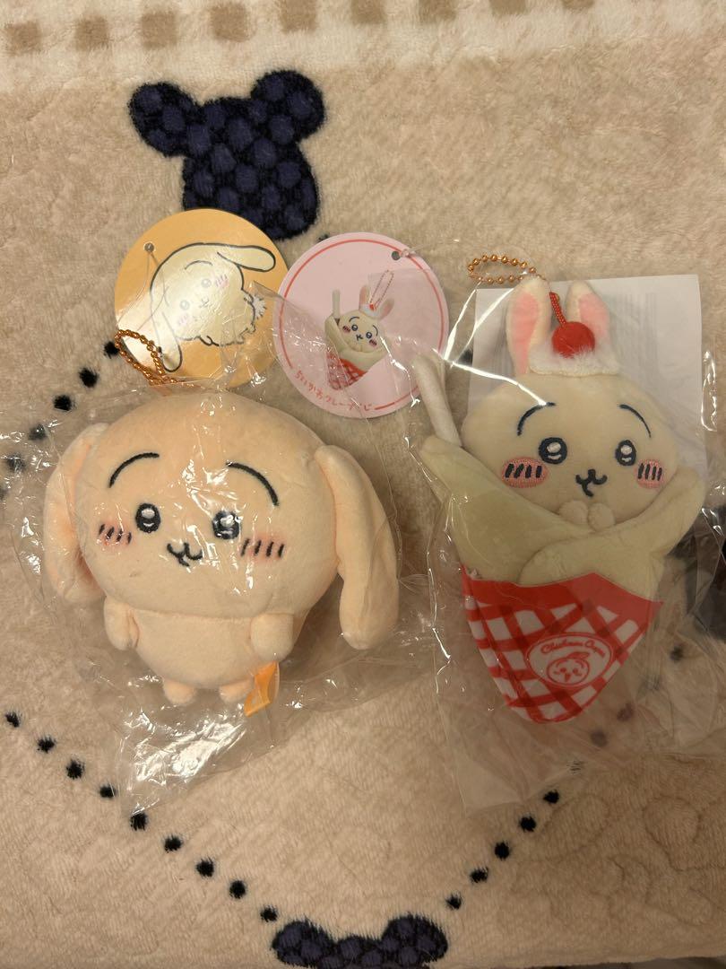 ちいかわ　垂れ耳なうさぎうさぎ2点セット　垂れ耳　クレープc賞　ちいかわ