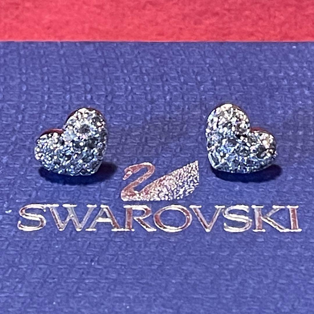 Swarovski クリスタル 『Starlet ピアス』 ハート　新品未使用 ピアス レディース アクセサリー ハートピアス Swarovski