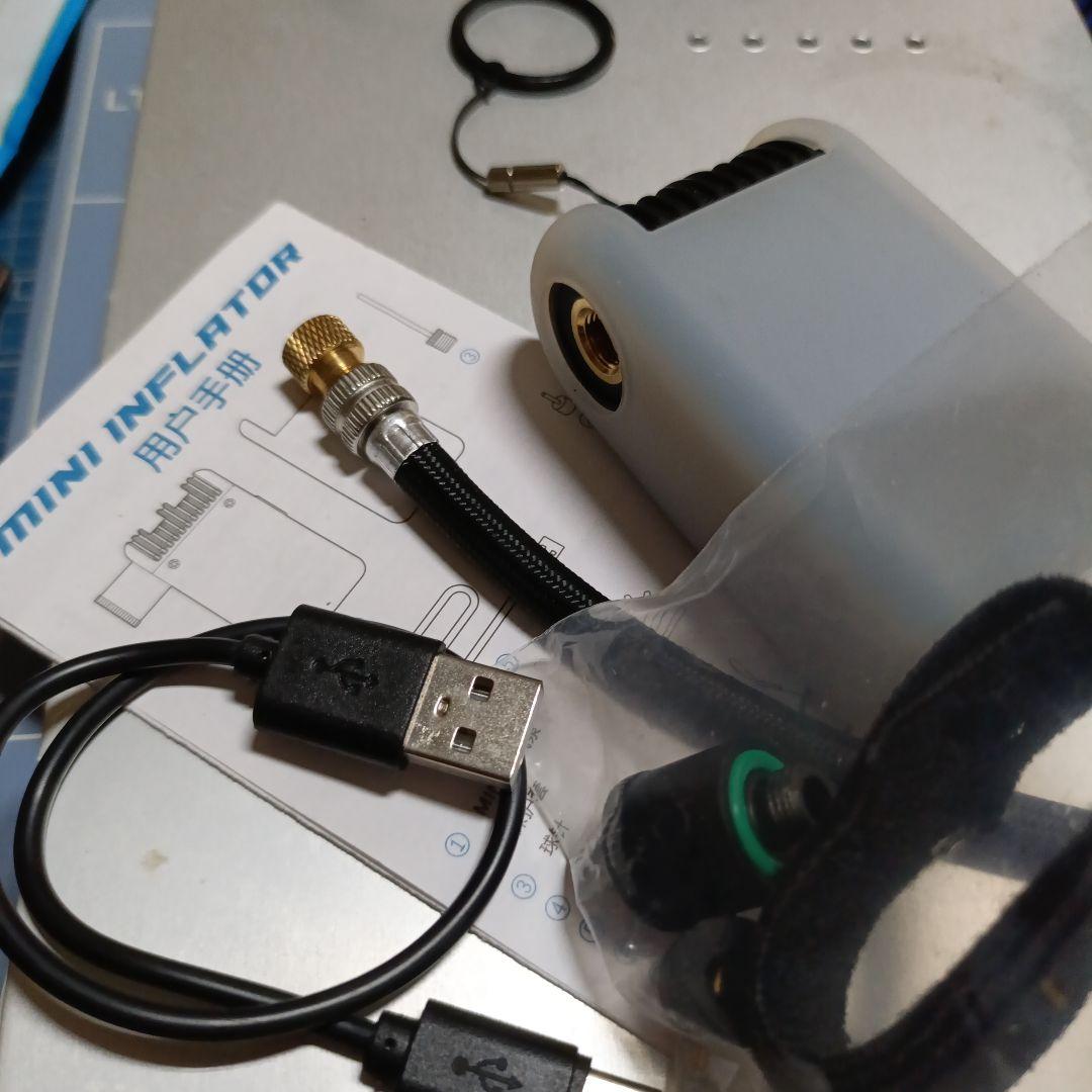 電動エアポンプ Rskit，100psi, USB充電（Type-C)