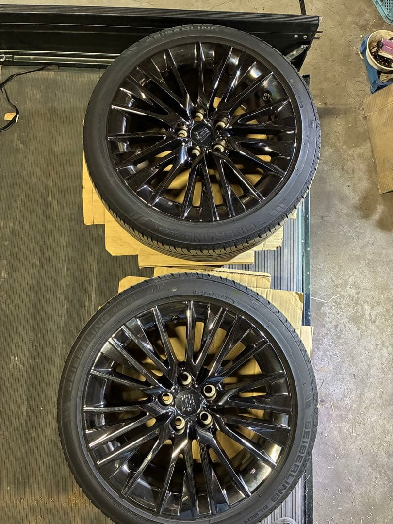 220 クラウン エグゼクティブ 純正 ホイールBRIDGESTONE BRIGHTFACE_UK