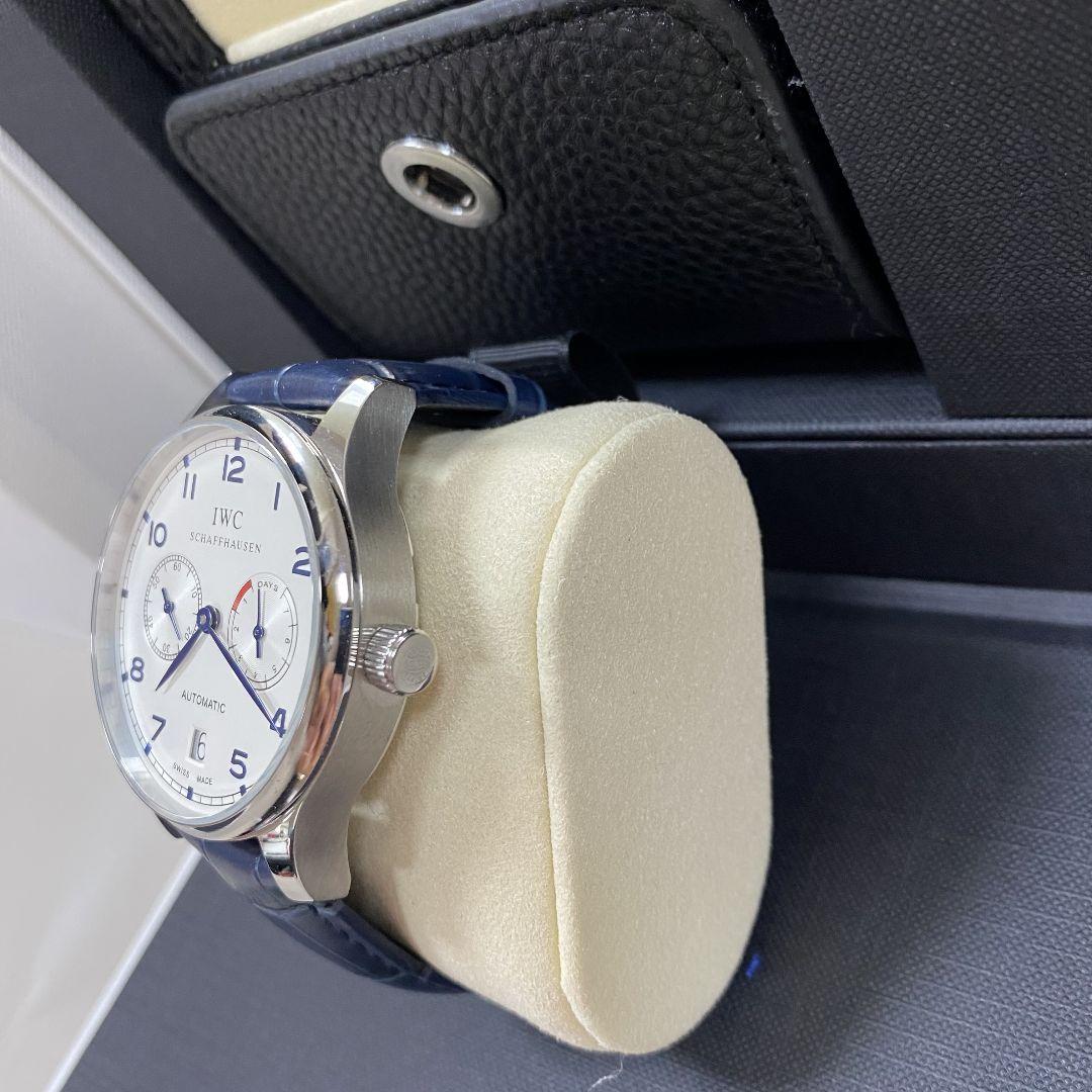 自動巻き 腕時計 ホワイト文字盤 IWC 自動巻き時計 ホワイト文字盤 - メルカリ