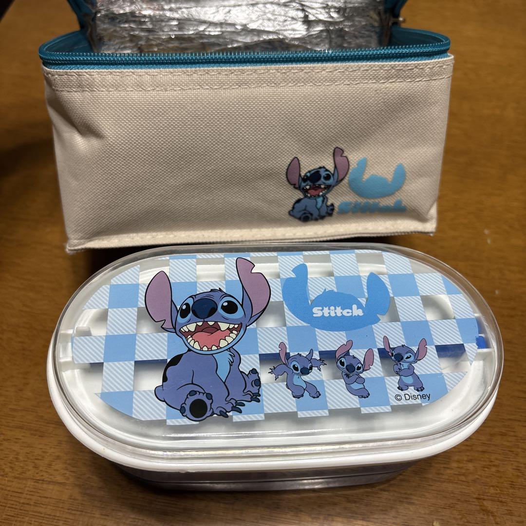 スティッチ 弁当箱 保冷バッグ付き