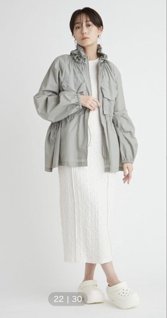 emmi atelier】撥水ワッシャーブルゾン