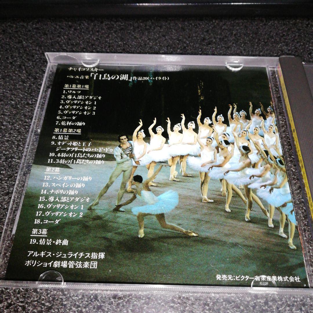 CD「チャイコフスキー：白鳥の湖(ハイライト)/ジュライチス指揮」初期盤