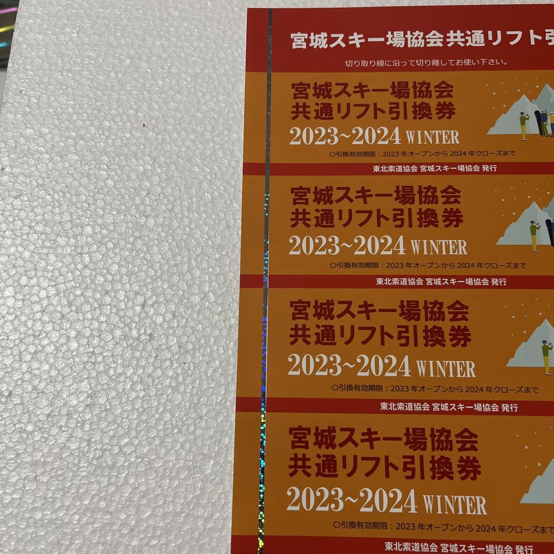 スプリングバレー宮城県共通リフト券①