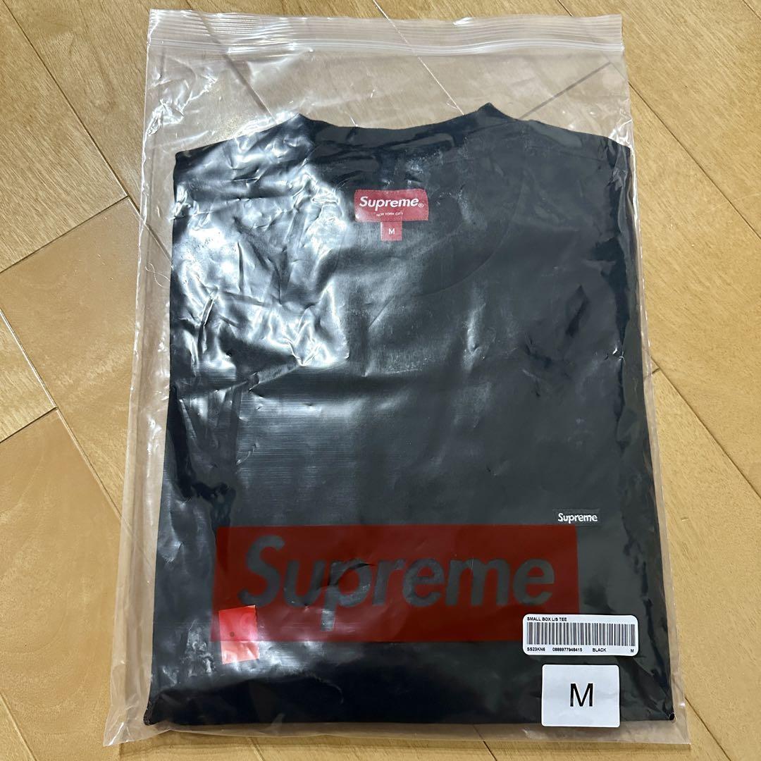 2点セット Supreme Small Box L/S Tee 白 M