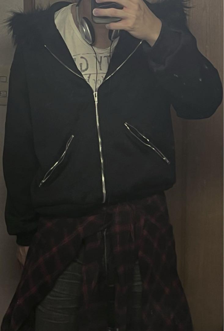 ファージップパーカー opium y2k cozy corruptkid